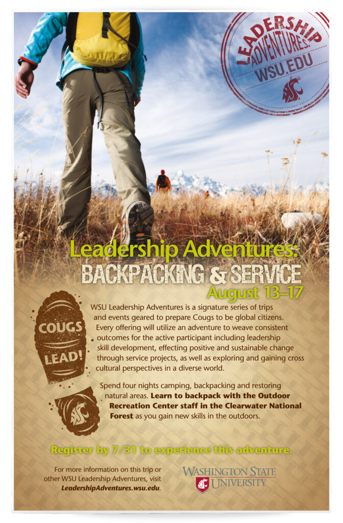 Leadership Adventure poster.
